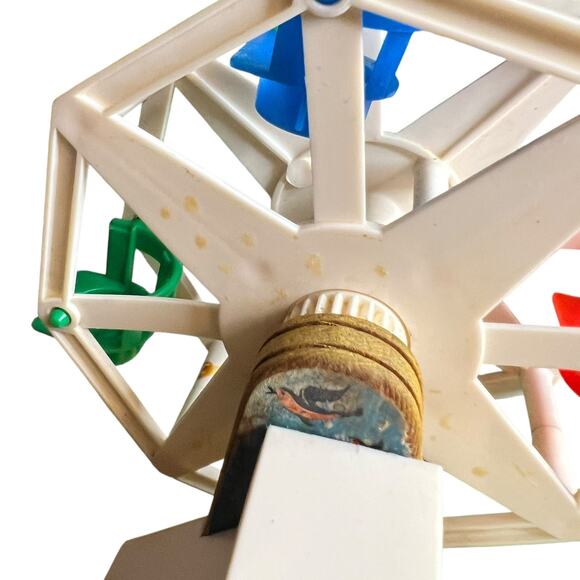 Fisher Price Little People Musical Ferris Wheel 969 Vintage 1966 Original Works! - Picture 11 of 12